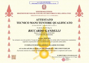 Attestato Tecnico Manutentore Qualificato